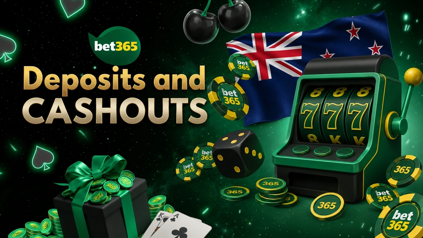 Deposits and cashouts at Bet365 for NZ players